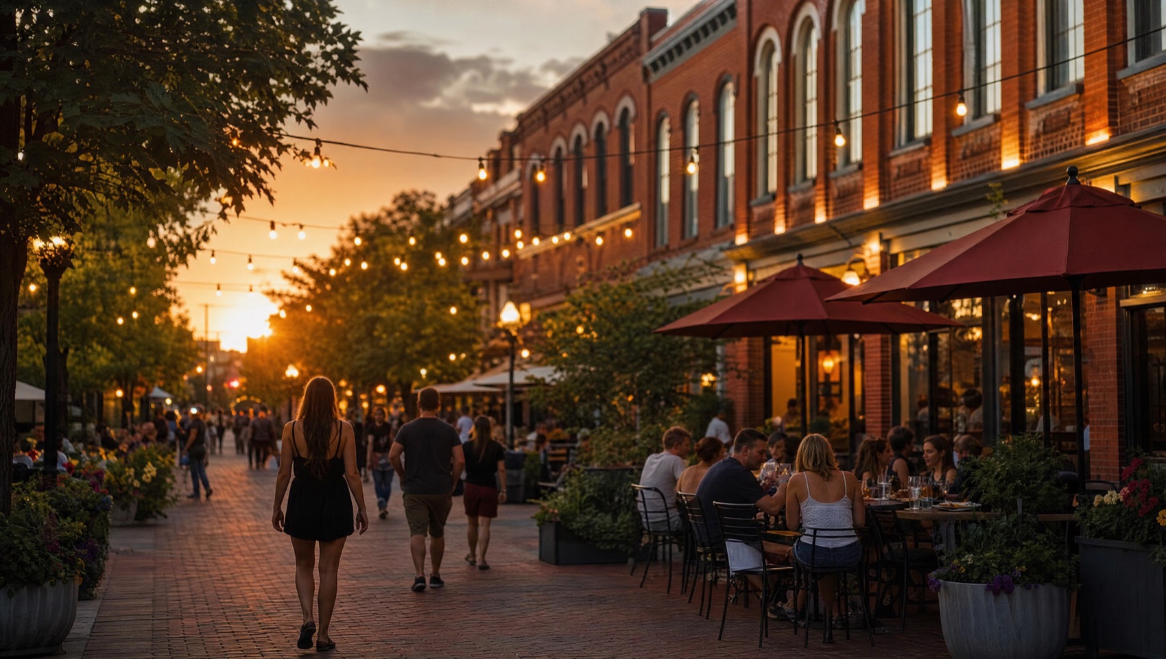 The Downtown Mall · live-work blocks